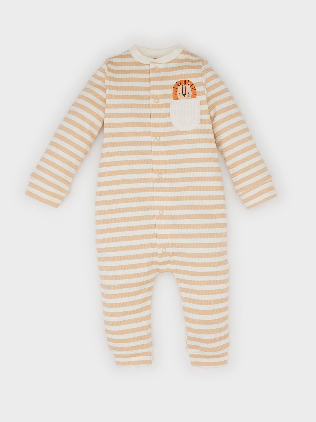 

DeFacto Boys Striped Basic Jumpsuit, White