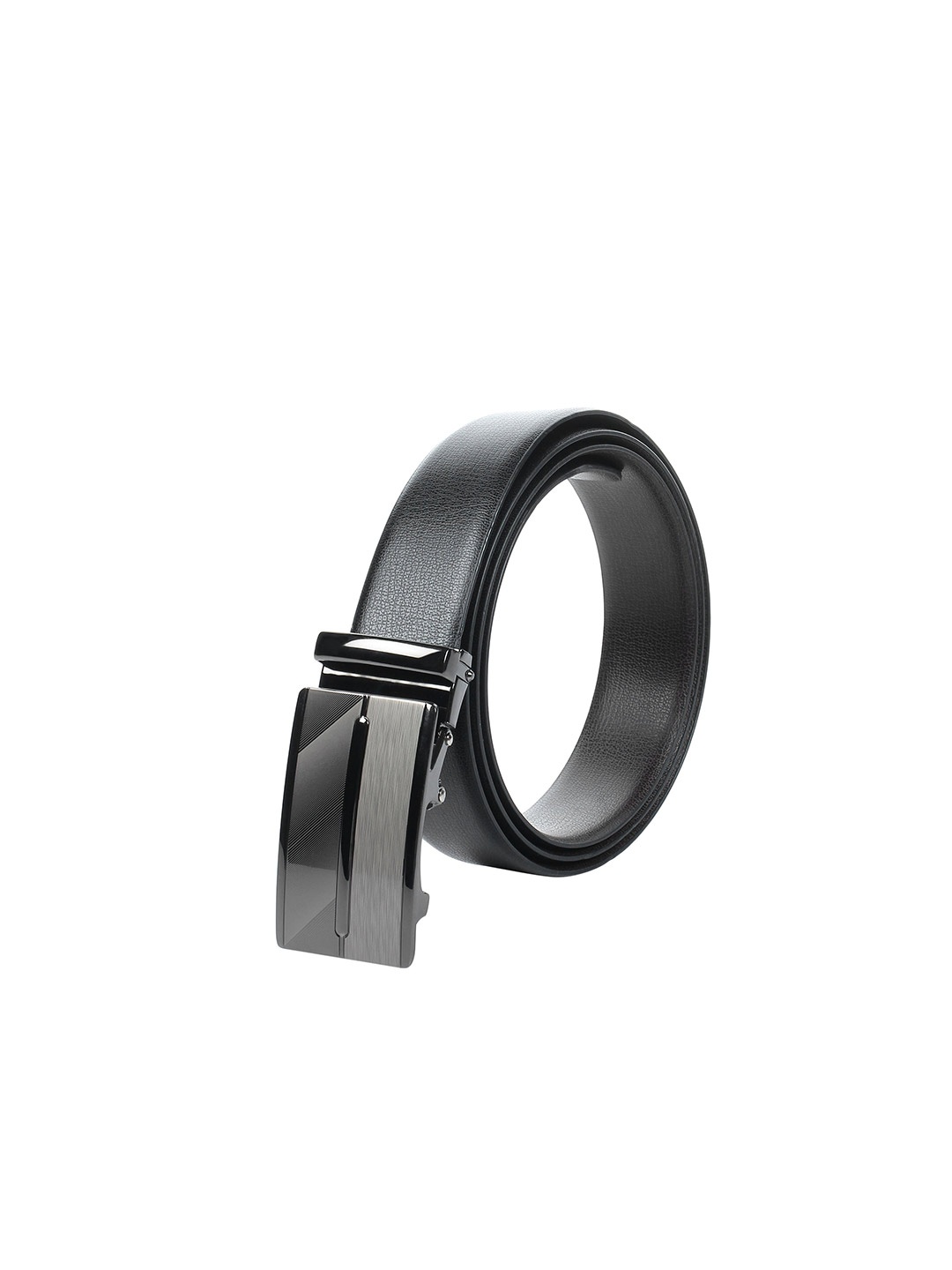 

Provogue Men Textured Reversible Formal Belt, Black