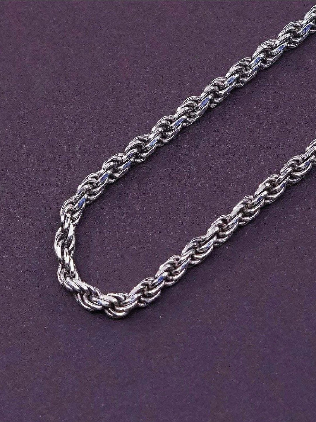

RUHI COLLECTION Unisex Silver-Plated Chain