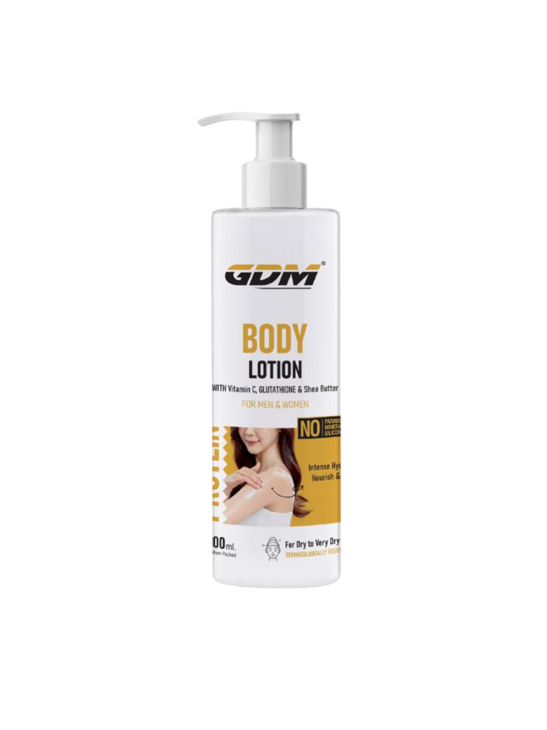 

GDM Nutraceuticals LLP Intense Hydration Body Lotion With Vitamin C - 200ml, White