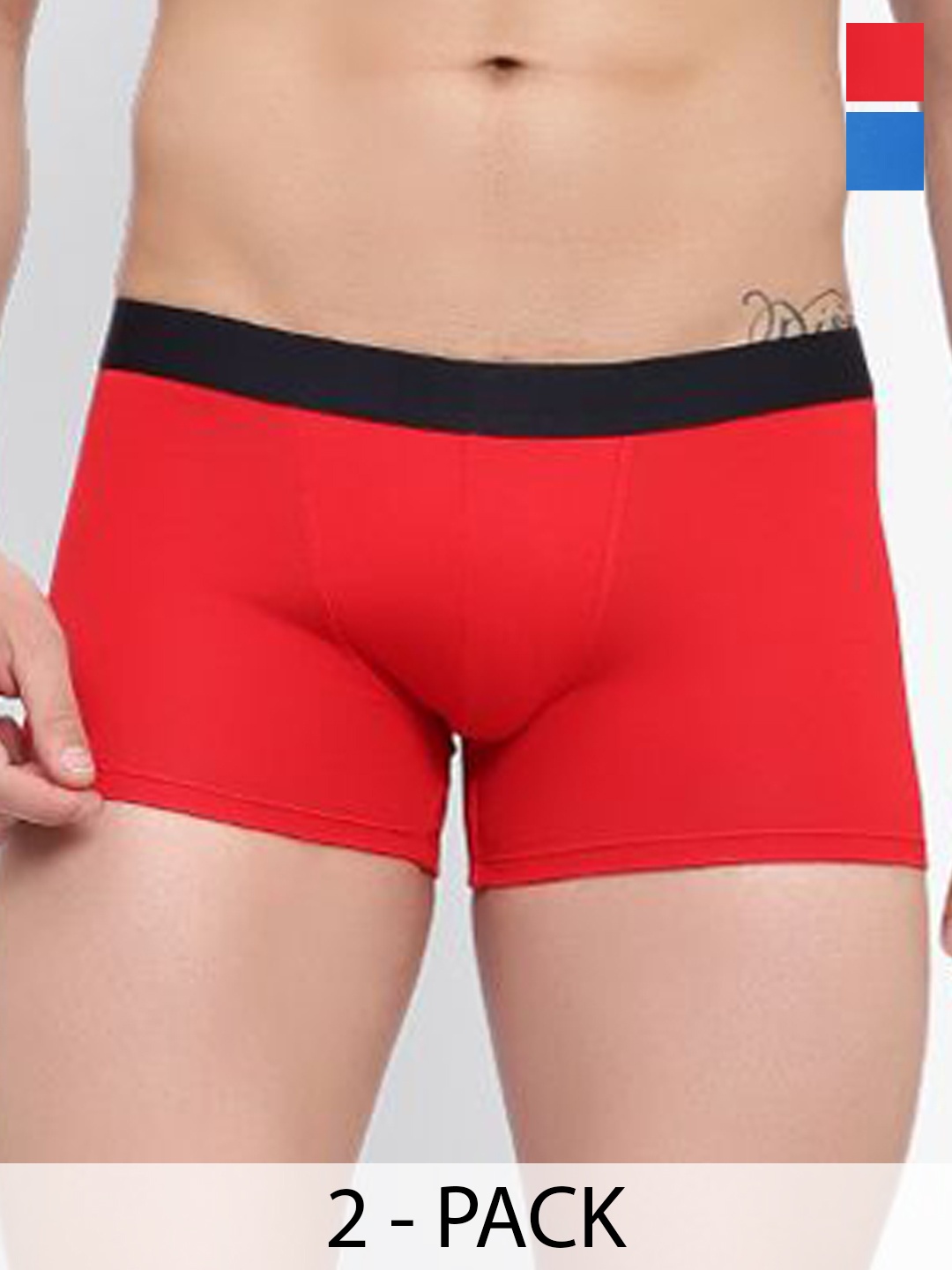 

Bruchi CLUB Pack Of 2 Short Trunks ML-TRNK928-2C, Red
