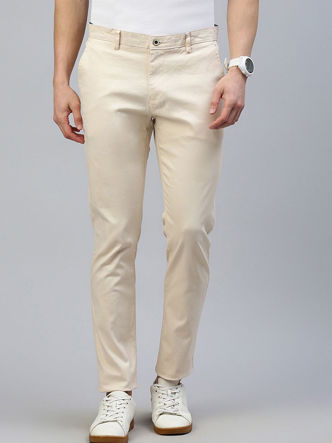 

Classic Polo Men Trousers, Cream