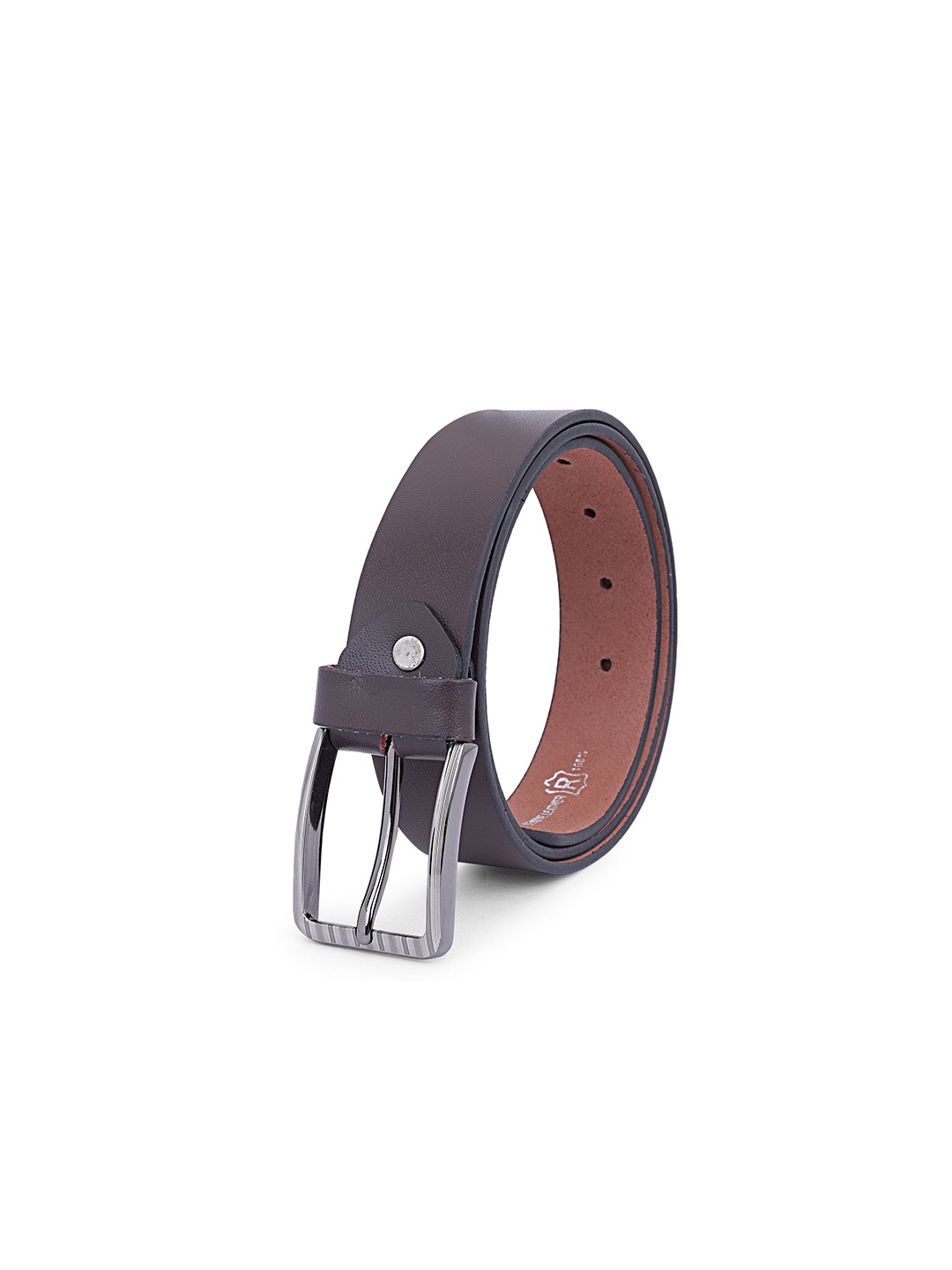 

Provogue Men Textured Leather Belt, Brown