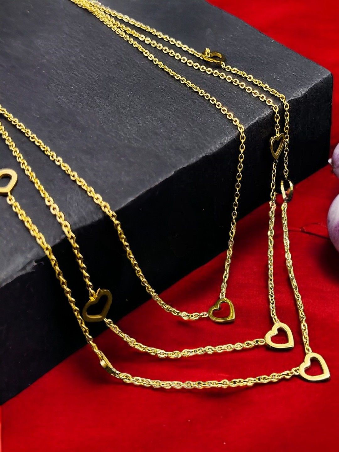 

OOMPH Layered Necklace, Gold