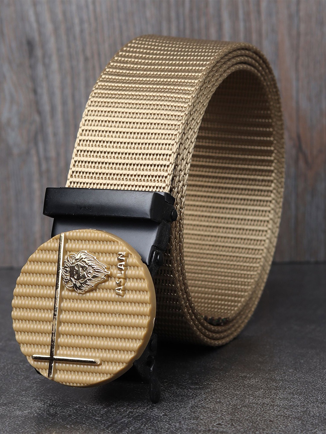 

Provogue Men Textured Belt, Cream