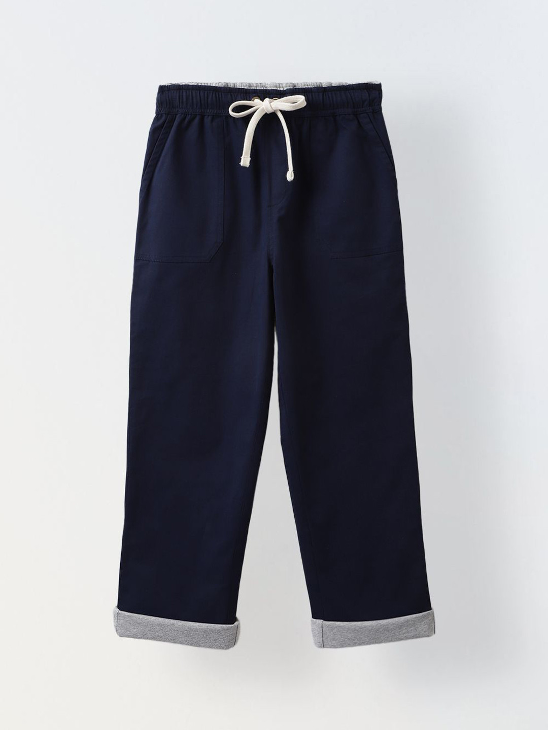 

SPUNKIES Boys Smart Regular Fit Mid-Rise Trousers, Navy blue
