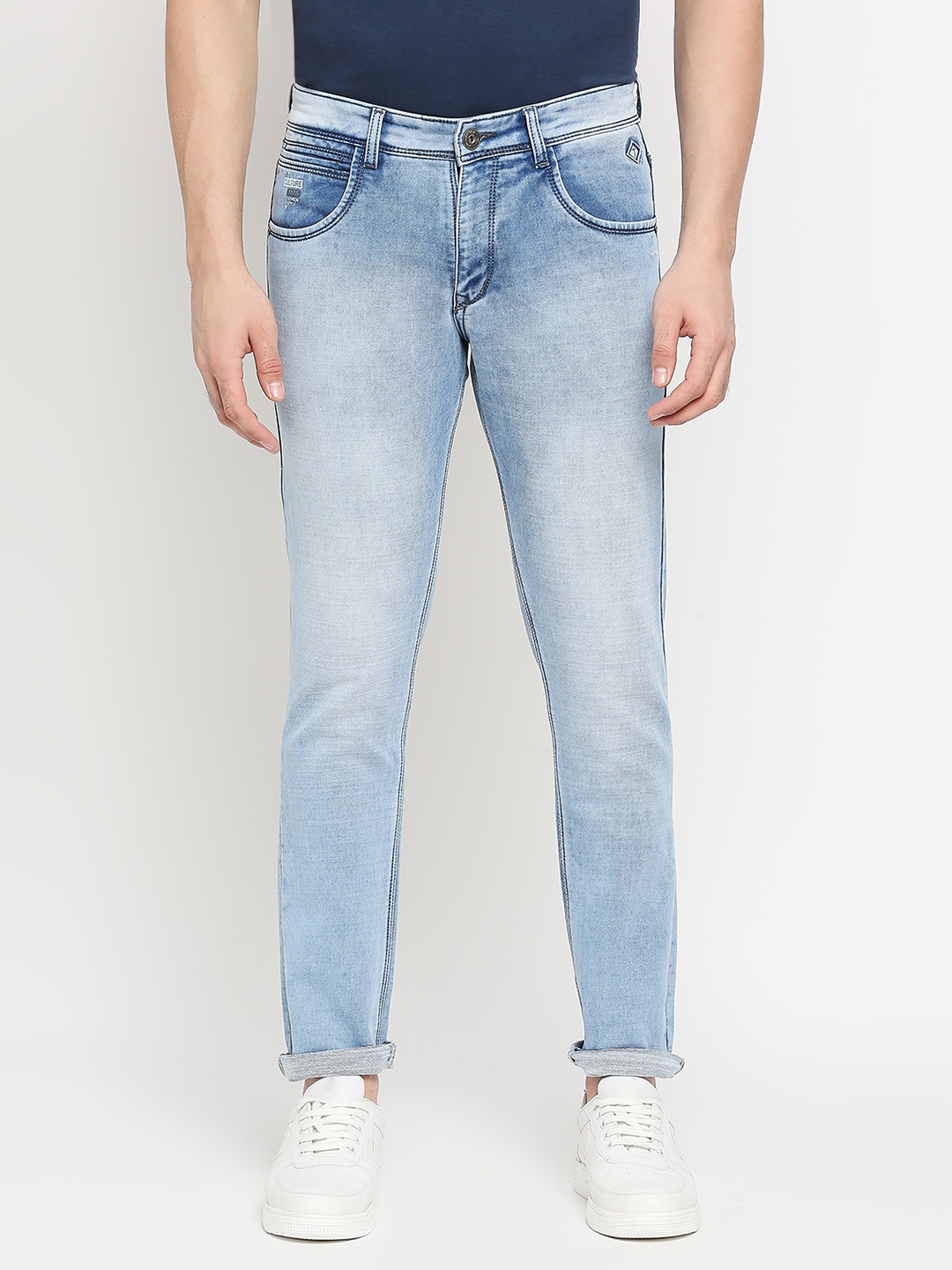 

TCI Men Slim Fit Heavy Fade Jeans, Blue
