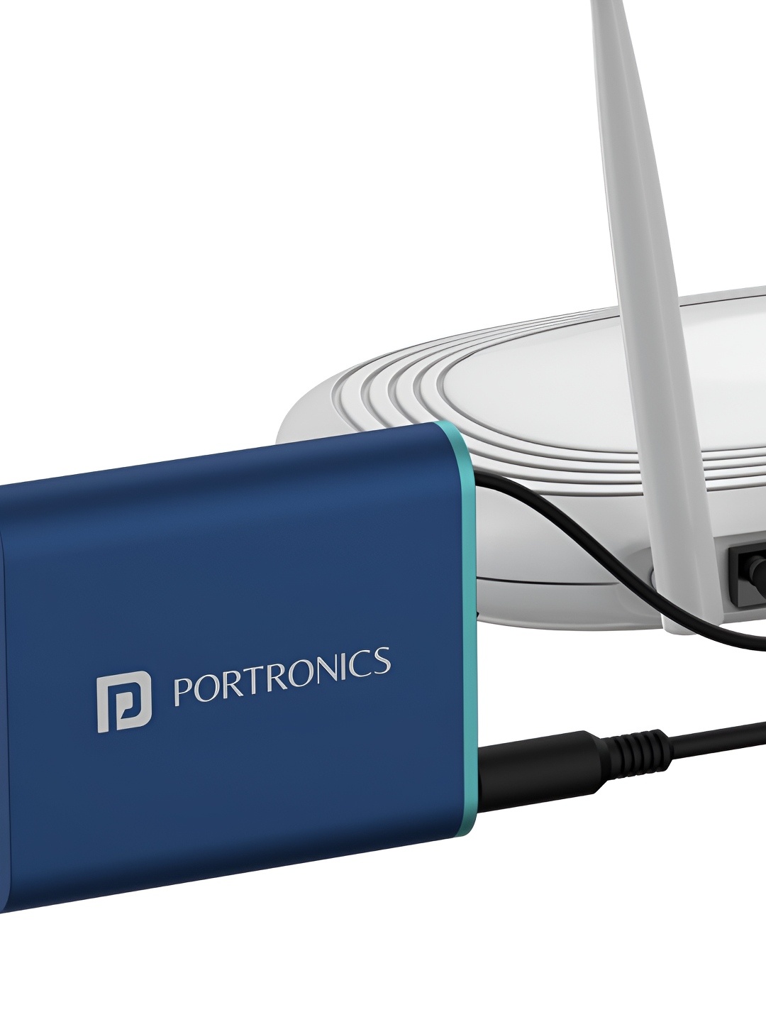 

Portronics Power Plus Advanced 2000 mAh WiFi Router Power Bank, Blue