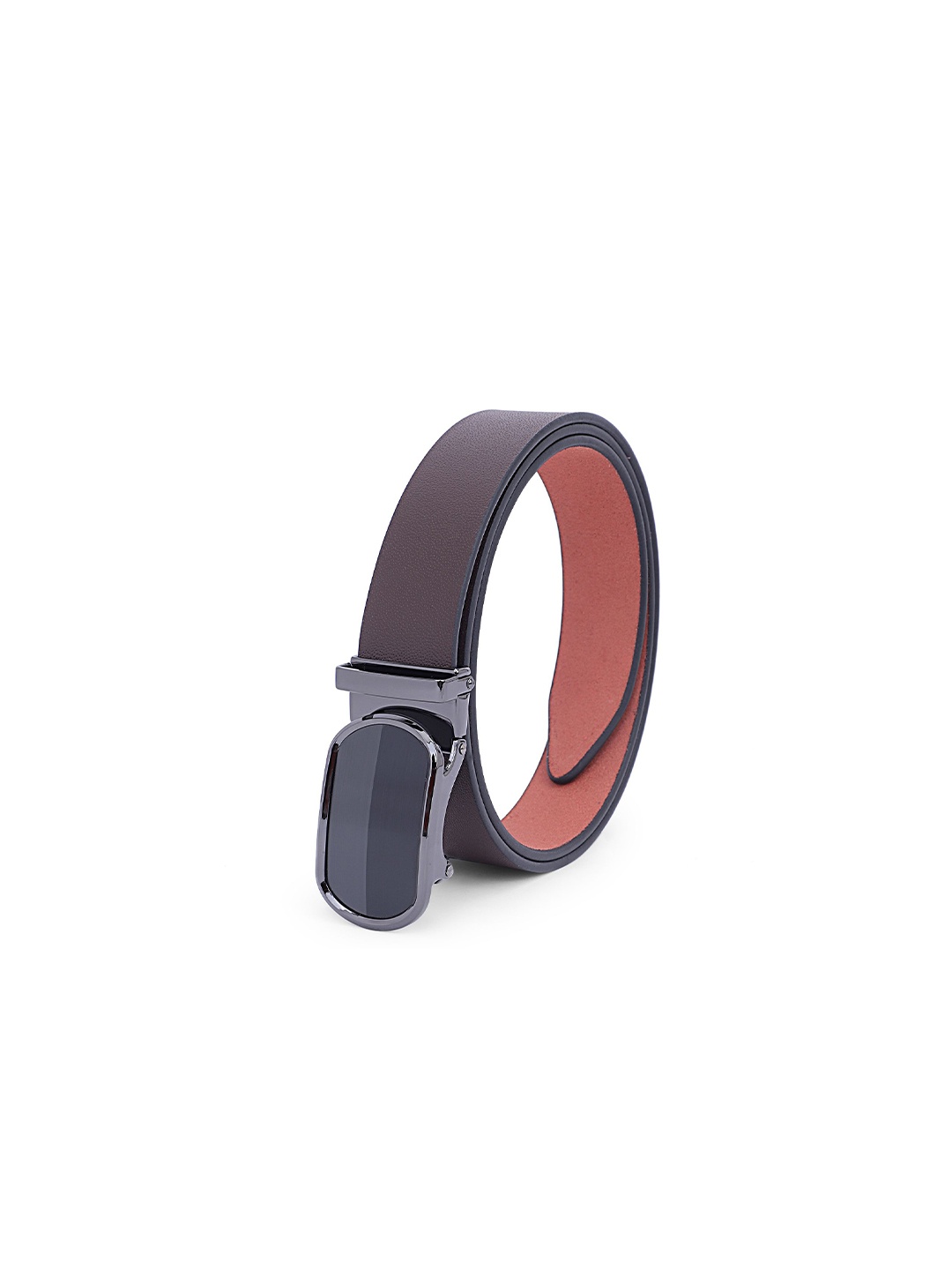 

Provogue Men Textured Leather Belt, Brown