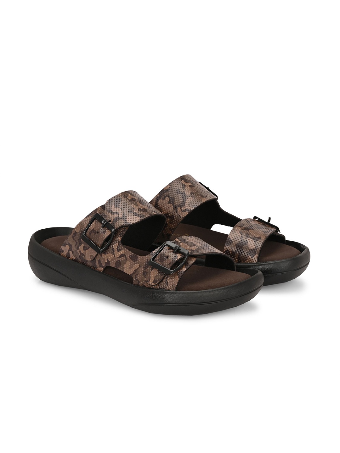 

Azzaro Black Men Comfort Sandals, Brown