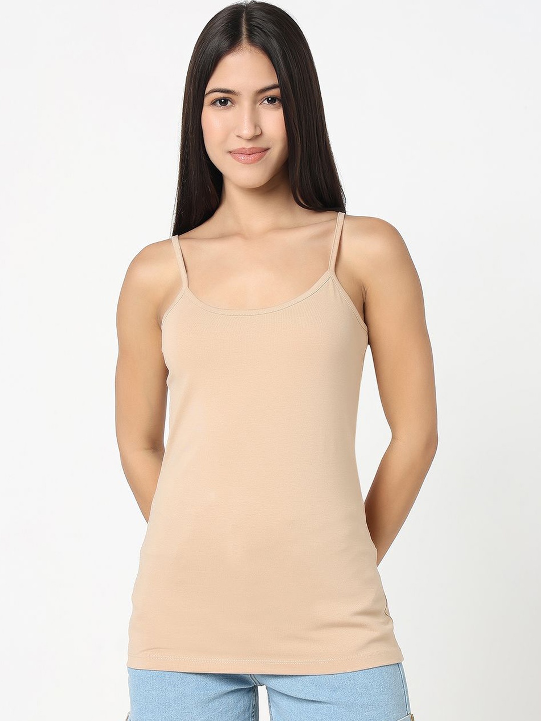 

R&B Women Non-Padded Cotton Camisole, Nude