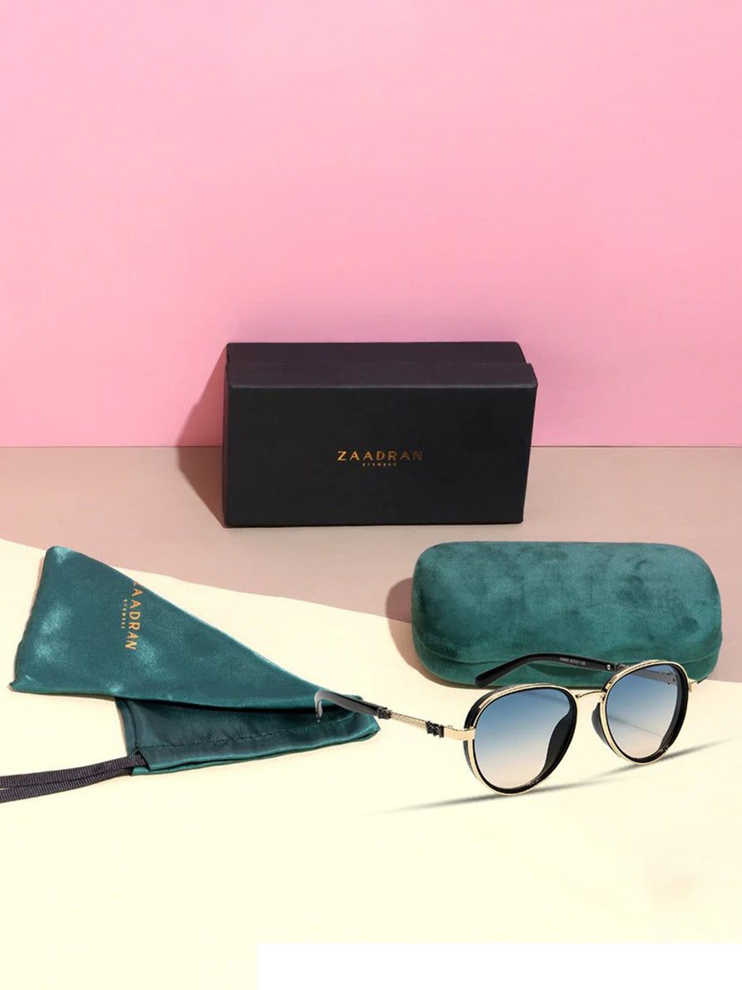 

ZAADRAN Unisex Aviator Sunglasses with Polarised and UV Protected Lens BERLIN, Blue