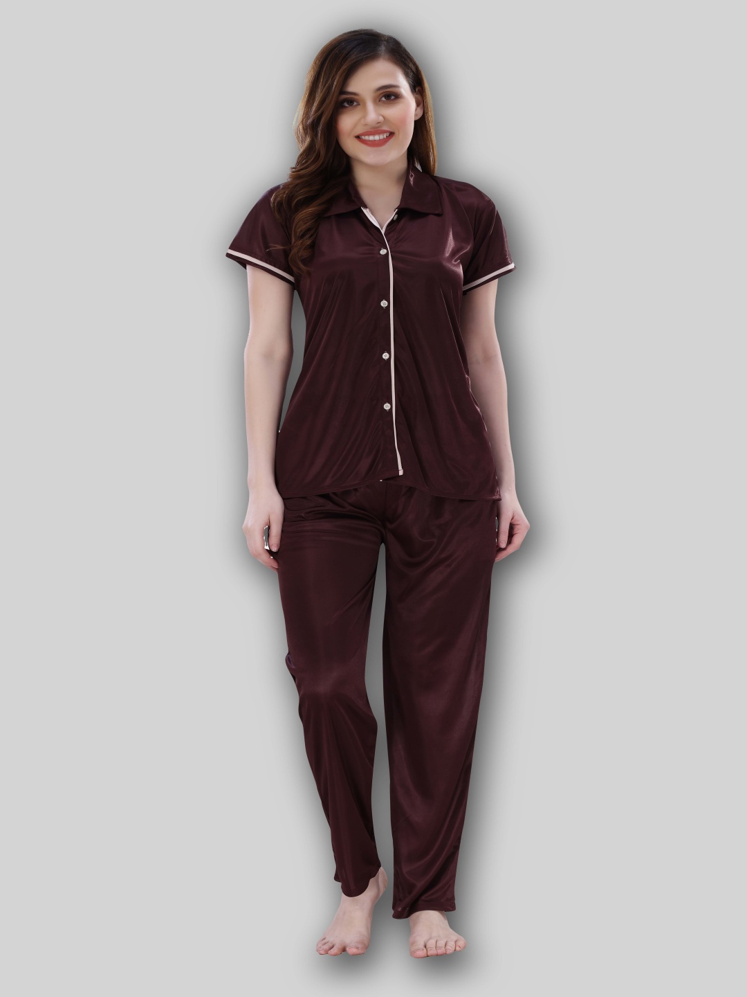 

Dreambe Women Night suit, Brown