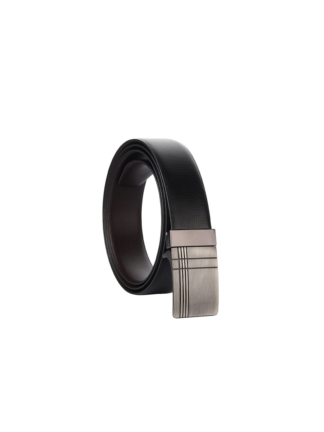 

Provogue Men Textured Reversible Formal Belt, Black