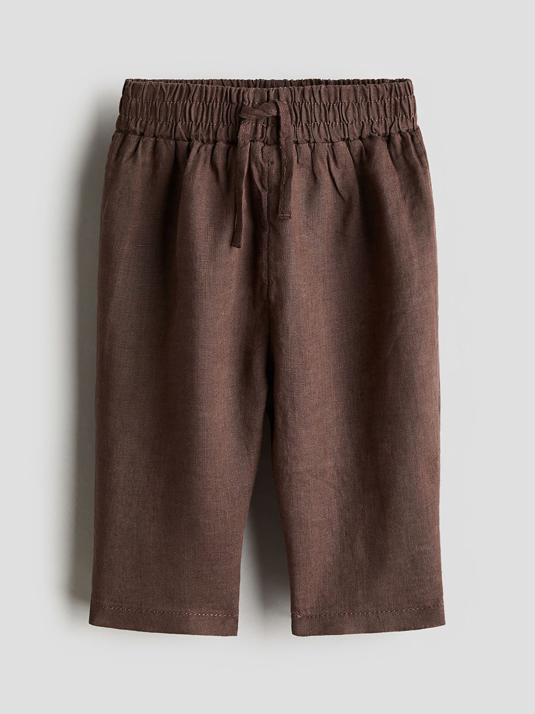 

H&M Boys Linen Trousers, Brown