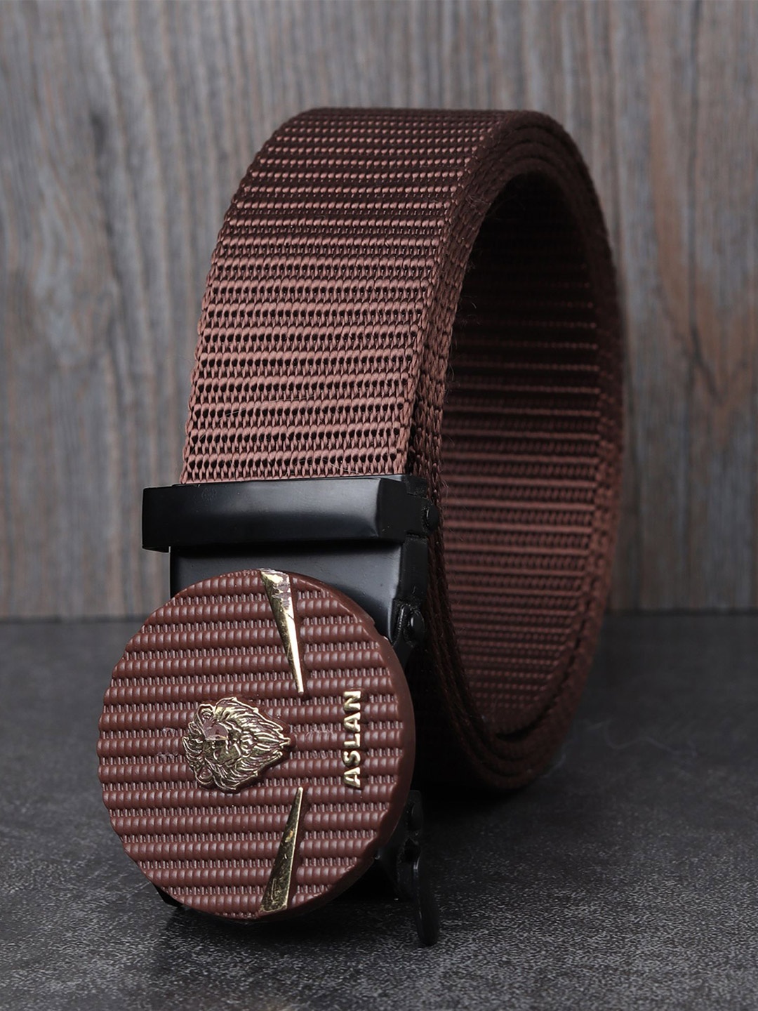

Provogue Men Textured Belt, Brown