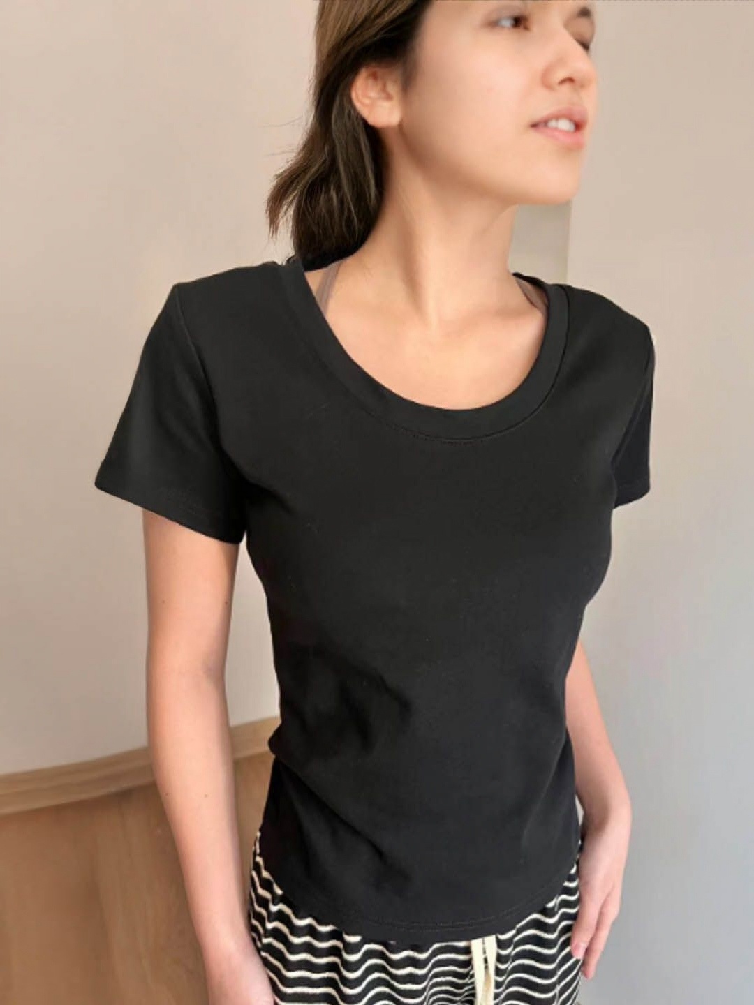 

StyleCast Women T-shirt, Black