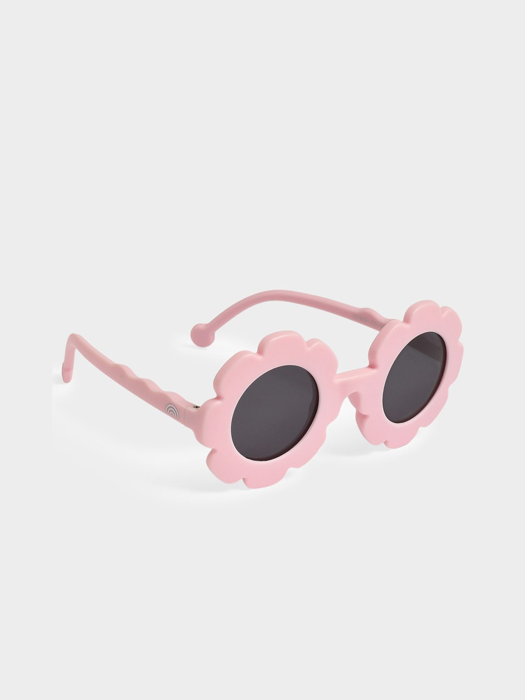 

MiArcus Girls UV Protected Sun Flower Design Frame Sunglasses, Black