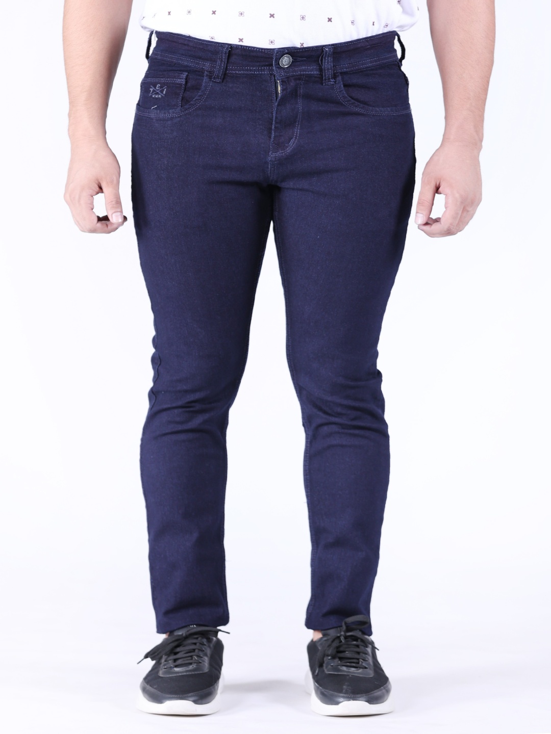 

TCI Men Skinny Fit Mid-Rise Jeans, Blue