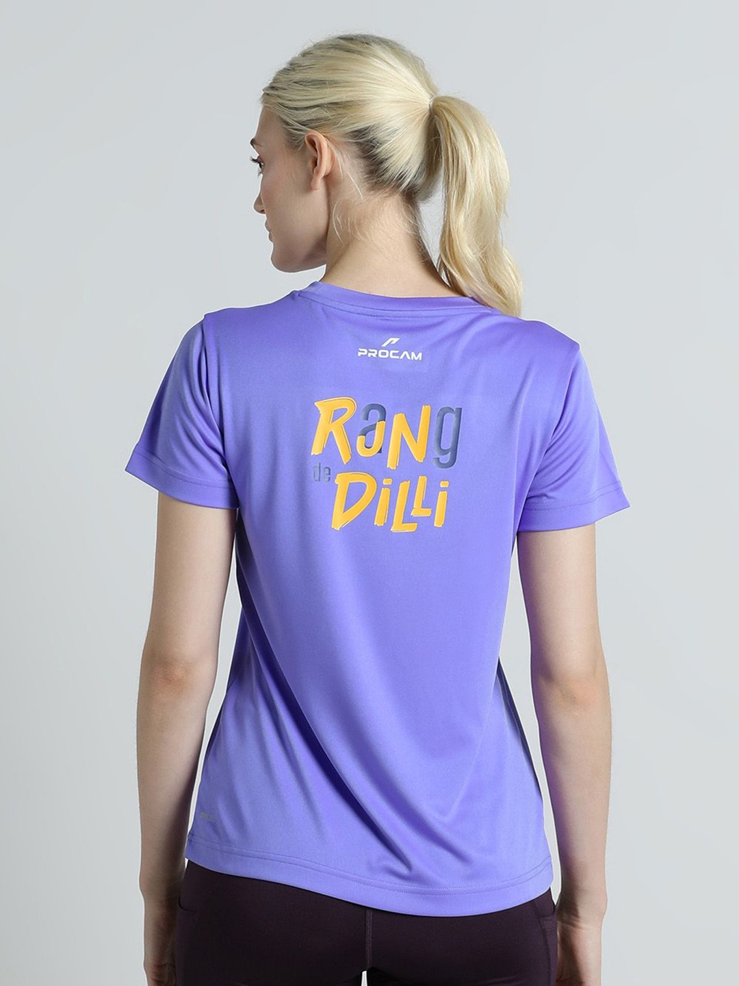 

Puma Vedanta Delhi Half Marathon Women Graphic Running T-Shirt, Purple