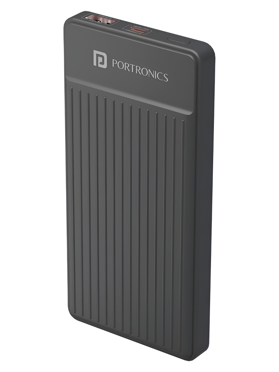 

Portronics Luxcell B 10K 10000 mAh 22.5W Fast Charging Power Bank, Grey