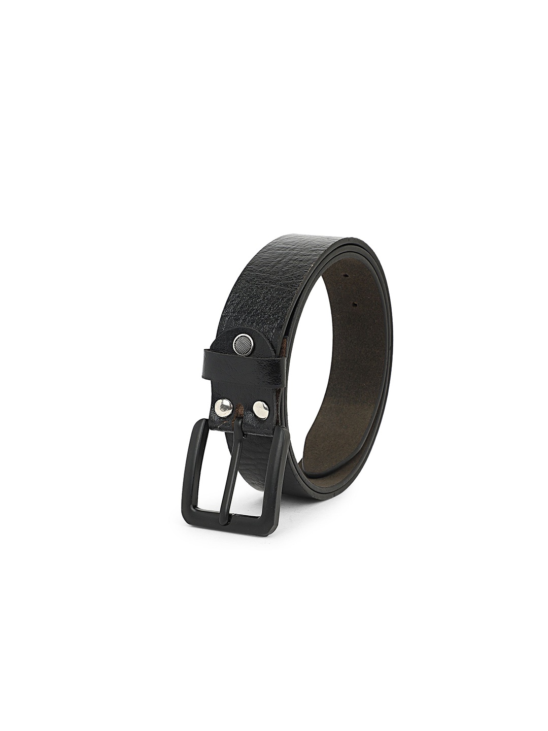 

Provogue Men Textured Leather Belt, Black