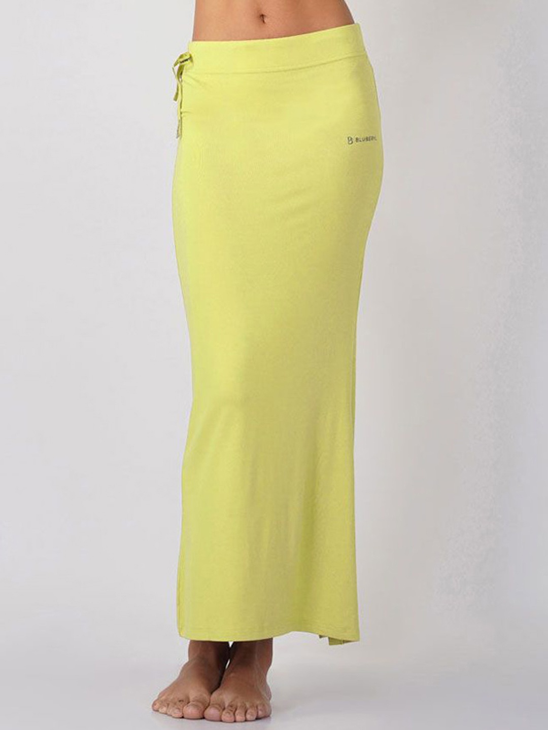 

B BLUBERYL - Comfort Inside Out Women Saree shapewear, Yellow