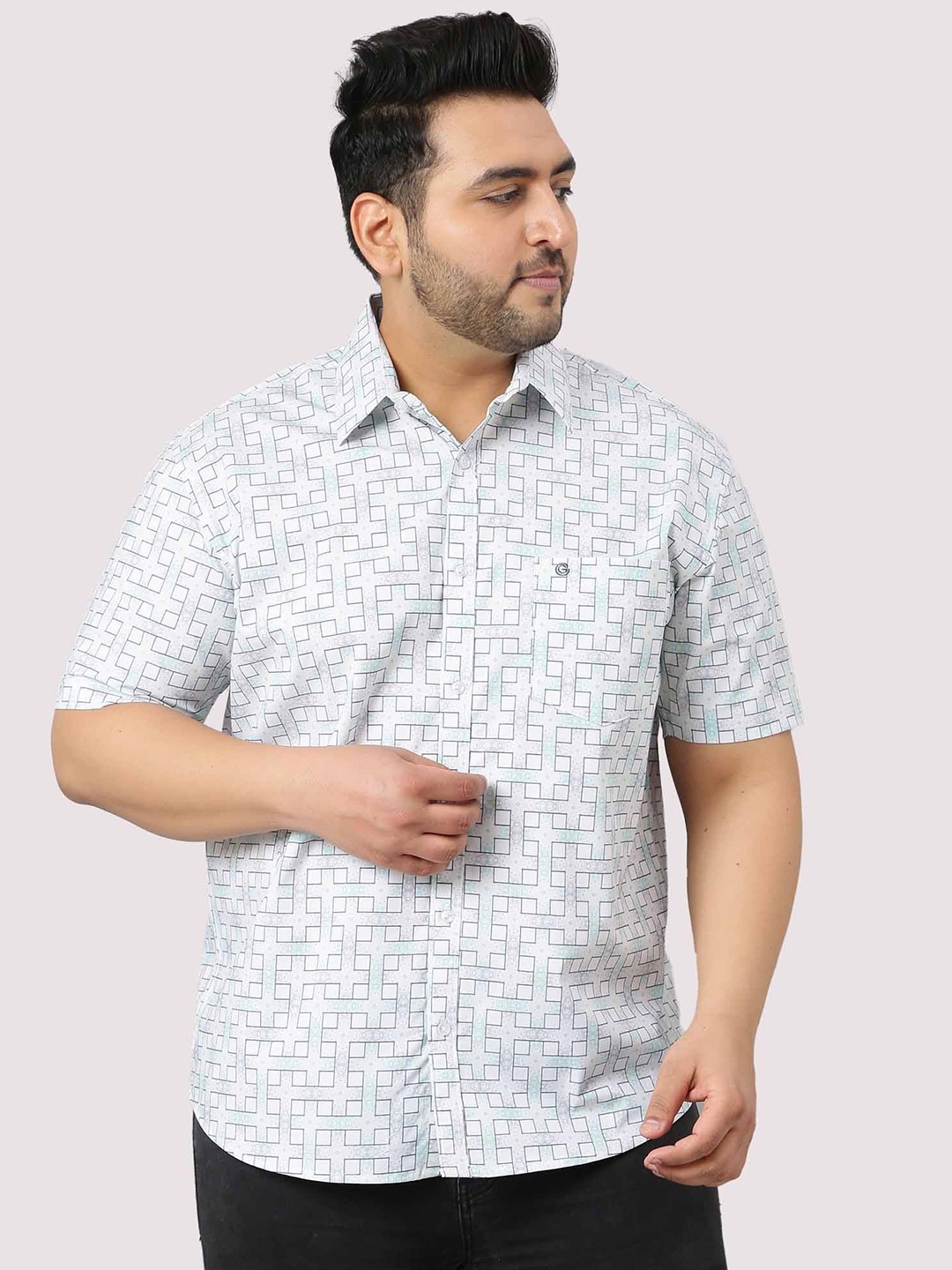 

Guniaa Men Floral Opaque Printed Casual Shirt, Multi