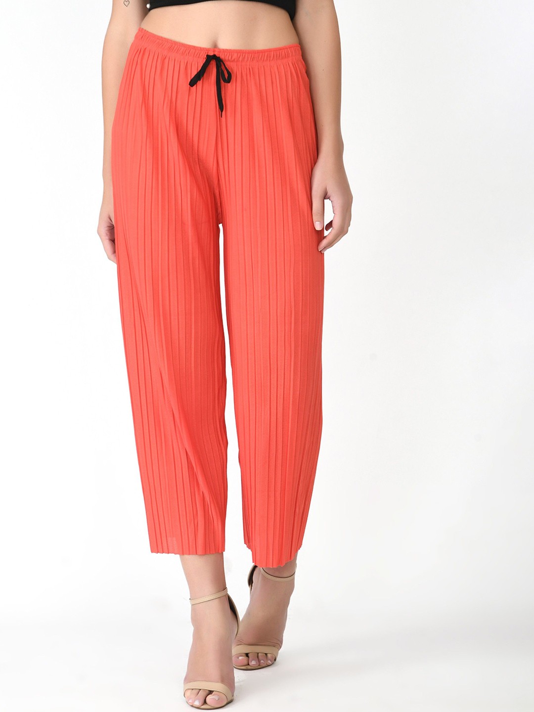 

Purser Women Original Regular Fit Culottes Trousers, Orange
