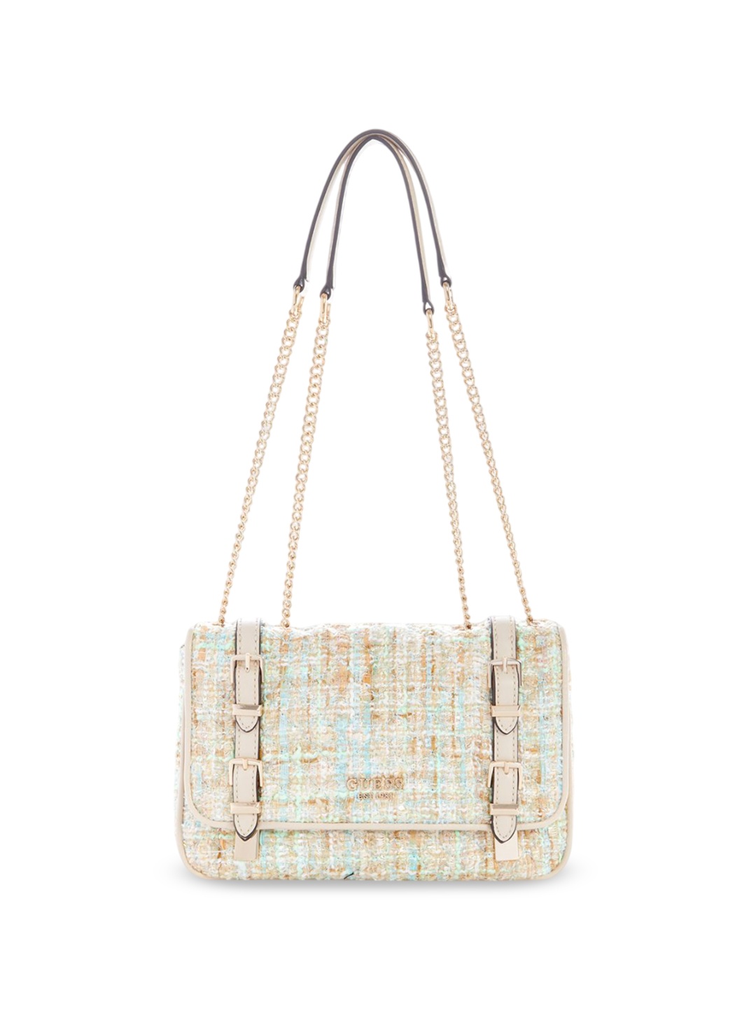 

GUESS Women Textured Crossbody Shoulder Bag, Blue