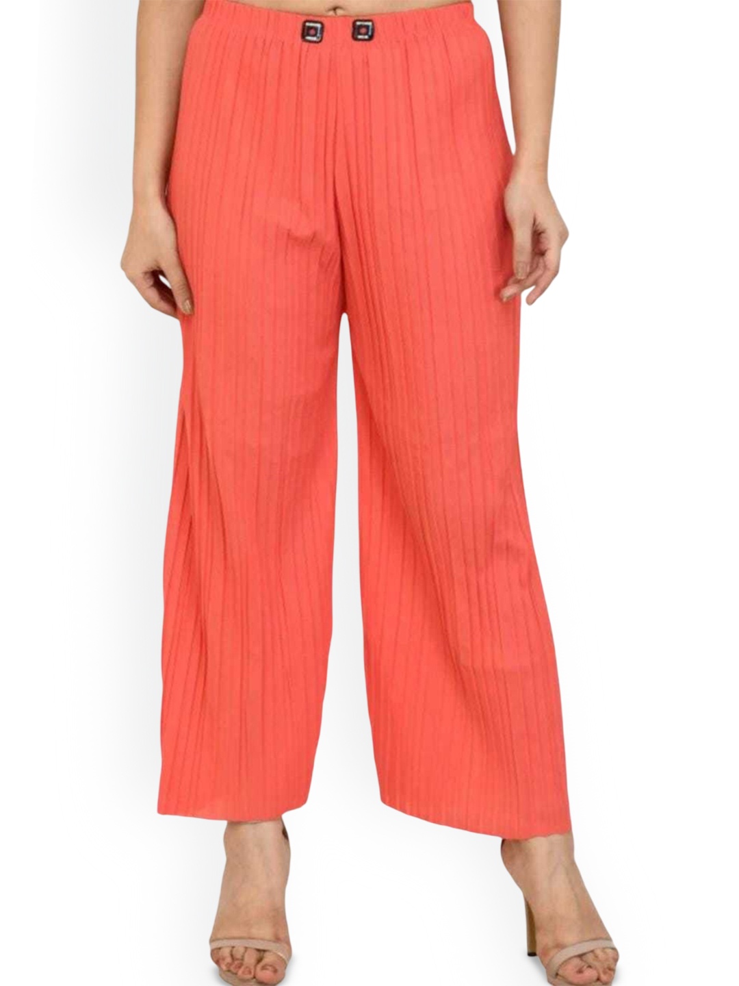 

Purser Women Original Pleated Trousers, Orange