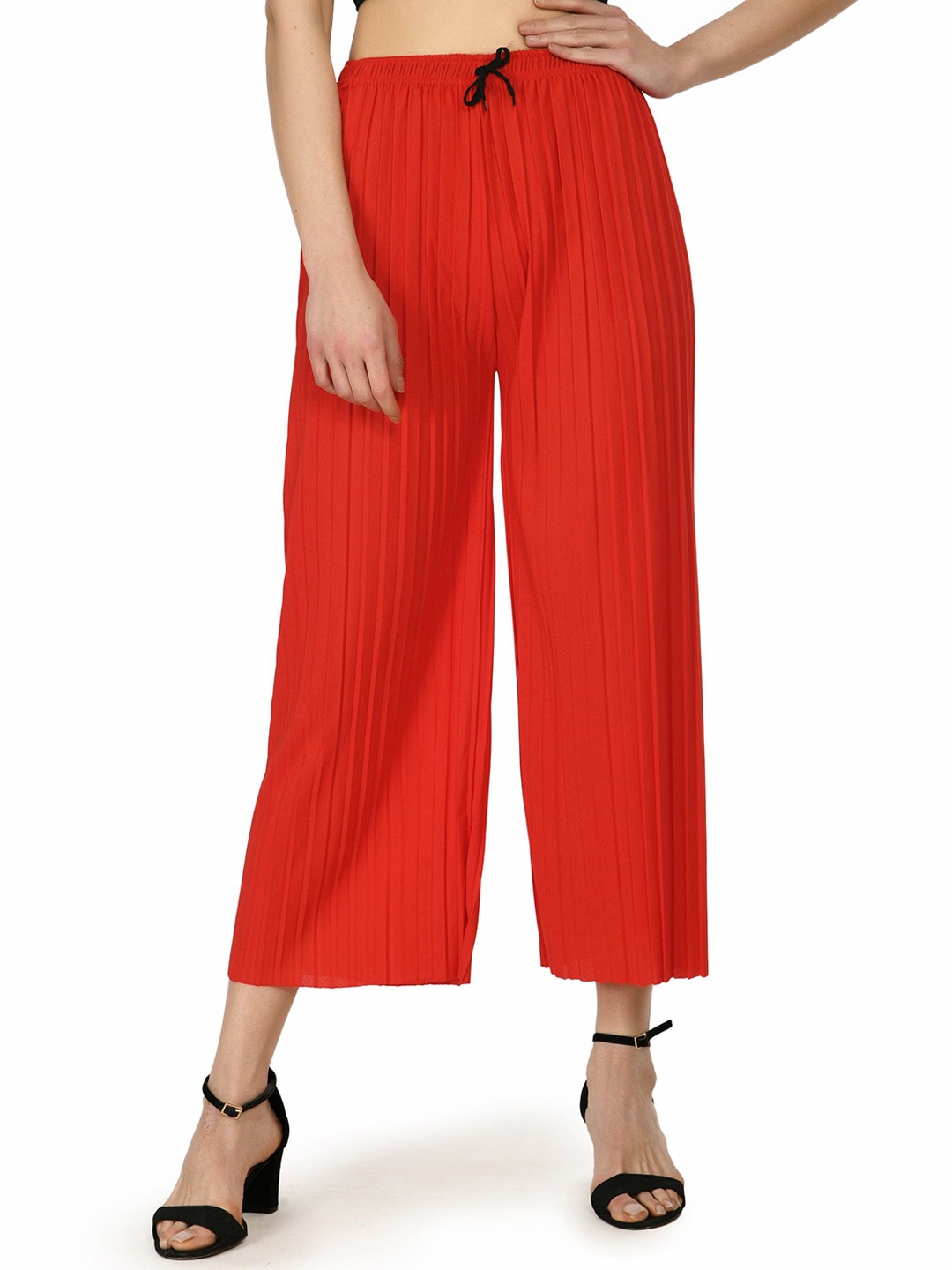 

Purser Women Original Mid-Rise Culottes Trousers, Red