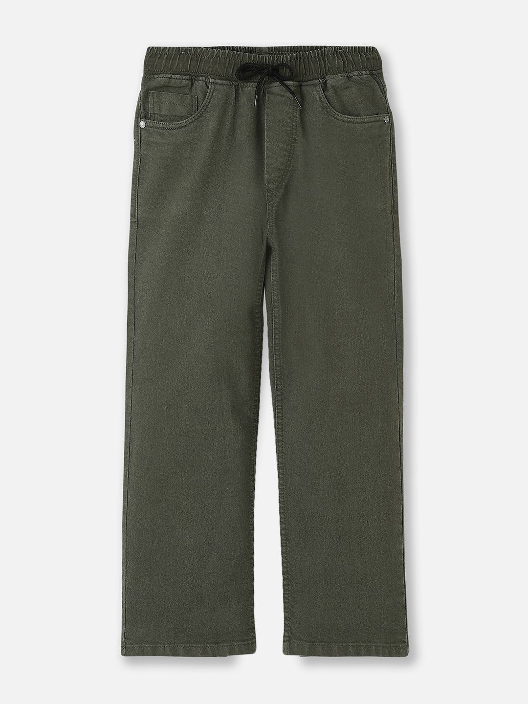 

Urbano Juniors Boys Loose Relaxed Fit Light Fade Stretchable Jeans, Green