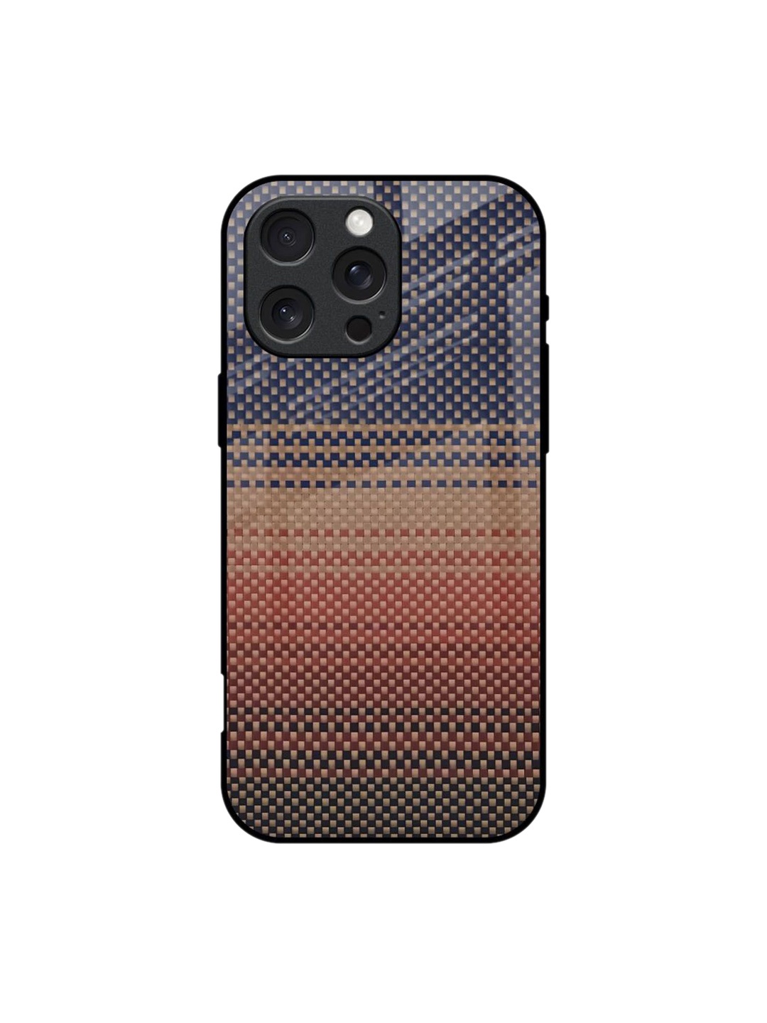 

QRIOH Abstract Printed iPhone 16 Pro Max Back Case Mobile Accessories, Brown