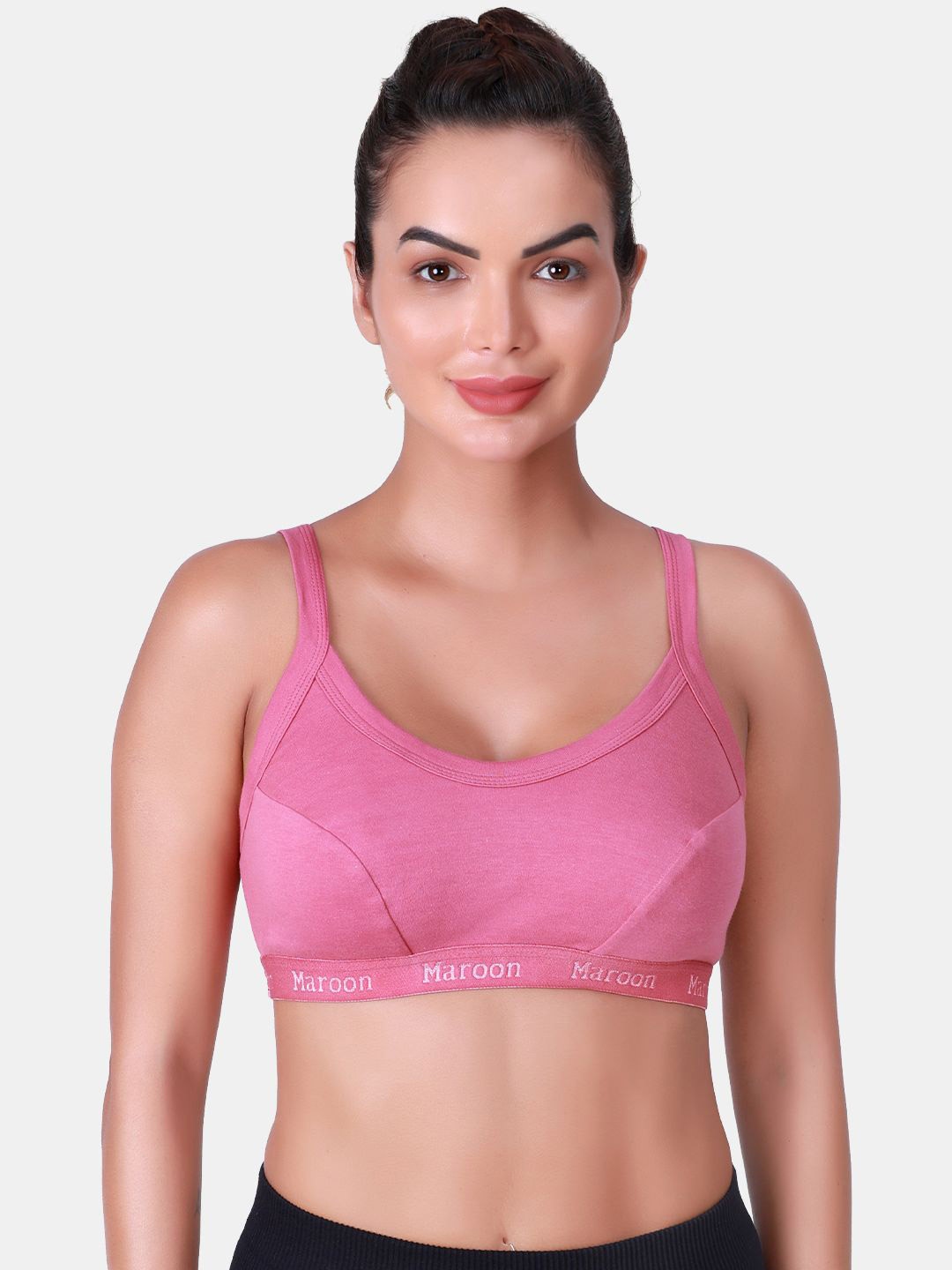

SKDREAMS Women Cut and Sew Full Coverage Bra, Red