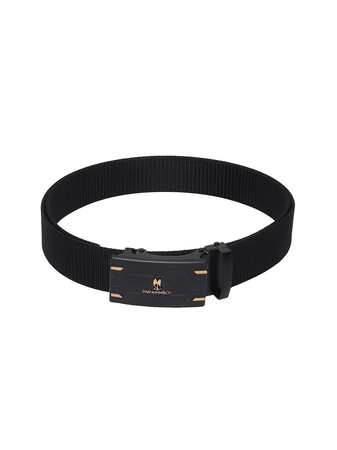 

Provogue Men Woven Design Belt, Black