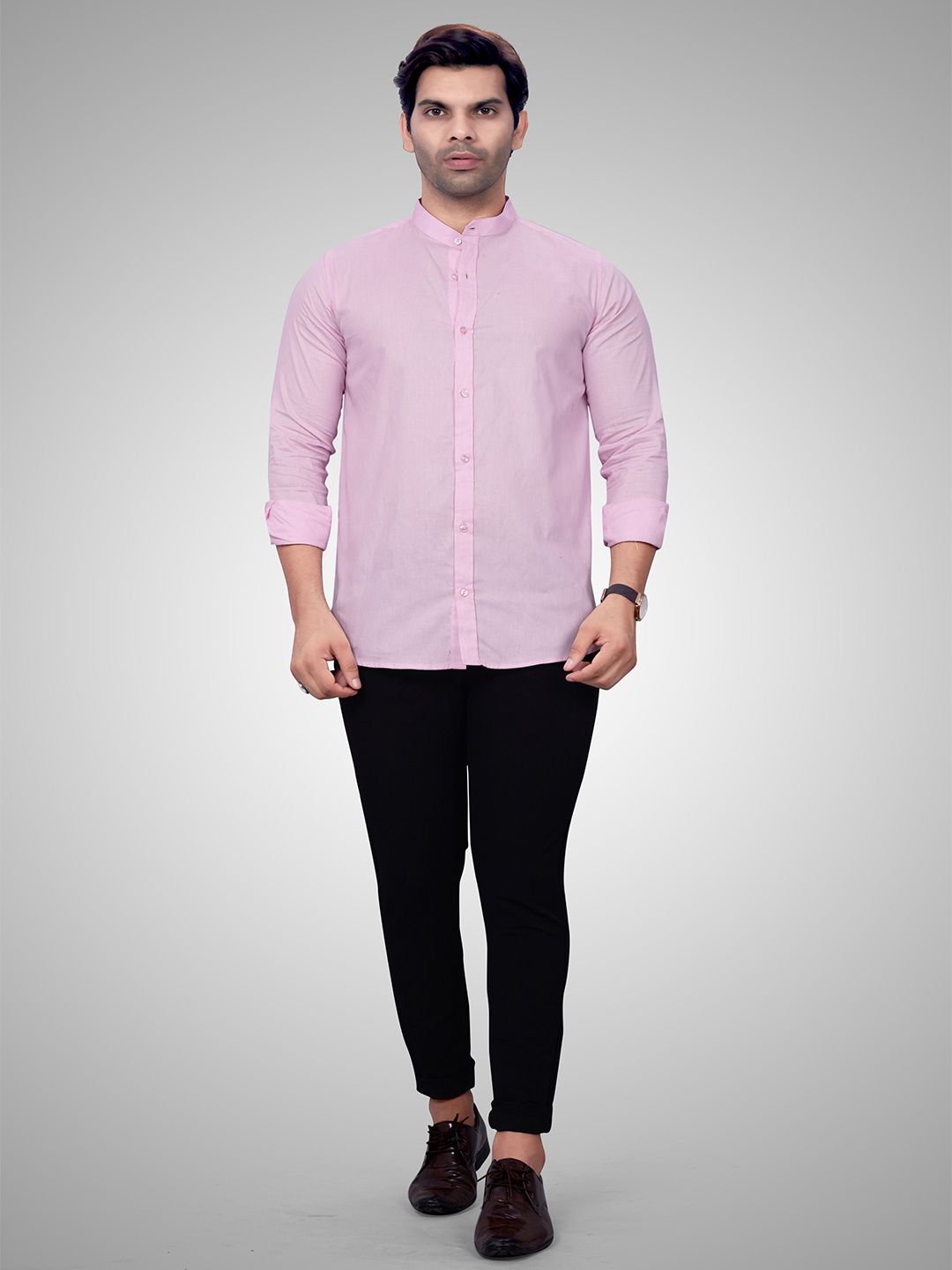 

SKY GLOBAL Men Opaque Casual Shirt, Pink