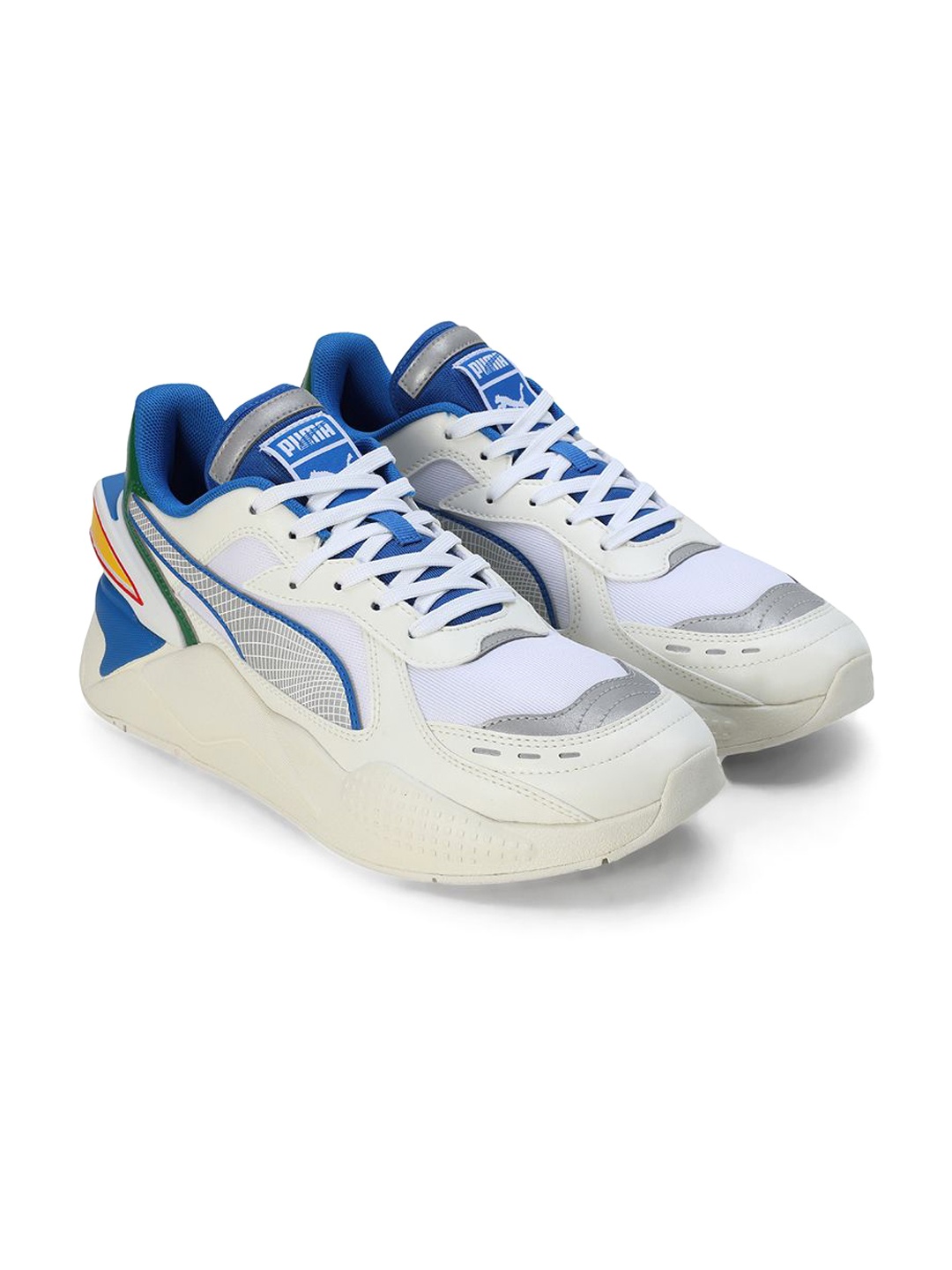 

Puma RS-X 40th Anniversary Colourblocked Round Toe Unisex Sneakers, White