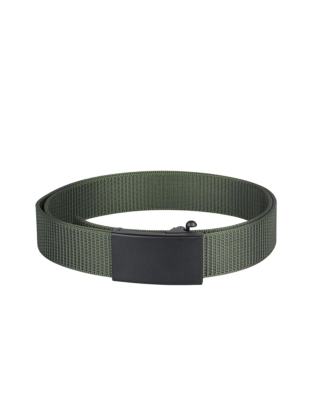 

Provogue Men Woven Design Belt, Green