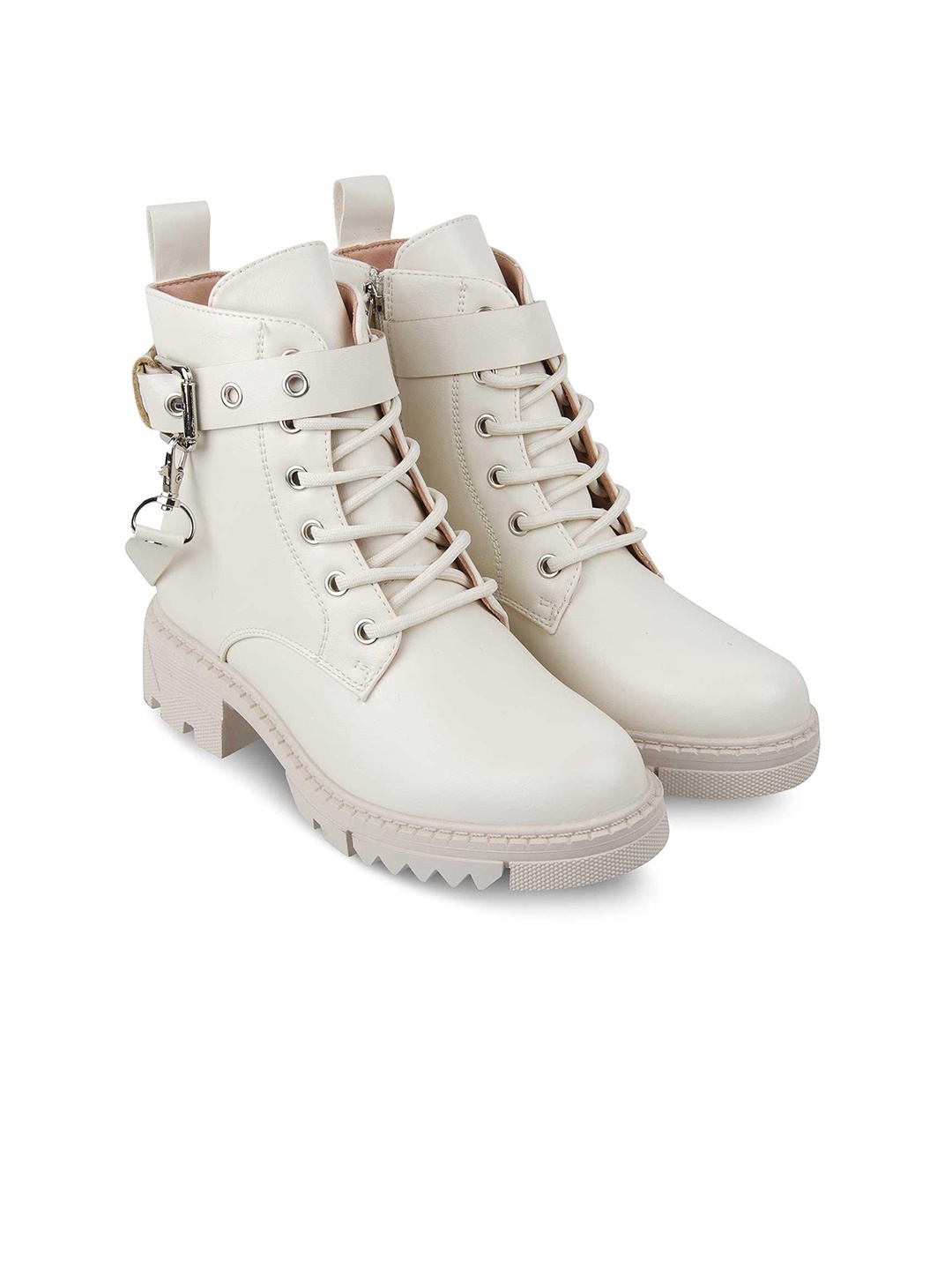 

Tresmode The Brace 239-BRACE Women Lace-Ups Regular Boots, Beige