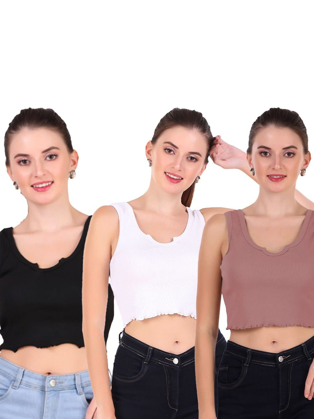 

Moda Rapido Tank Crop Top, Multi