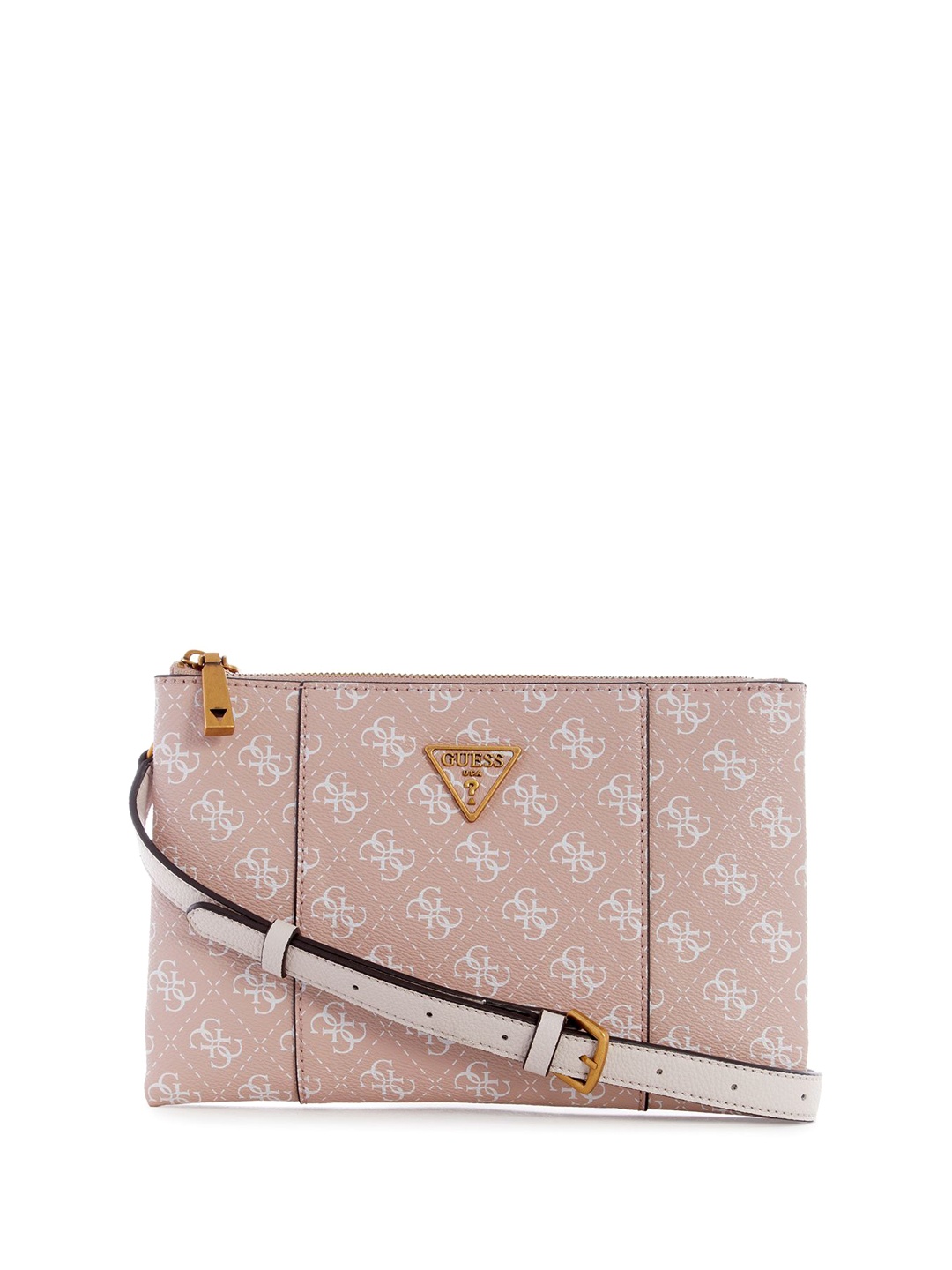 

GUESS Printed PU Structured Shoulder Bag, Rose