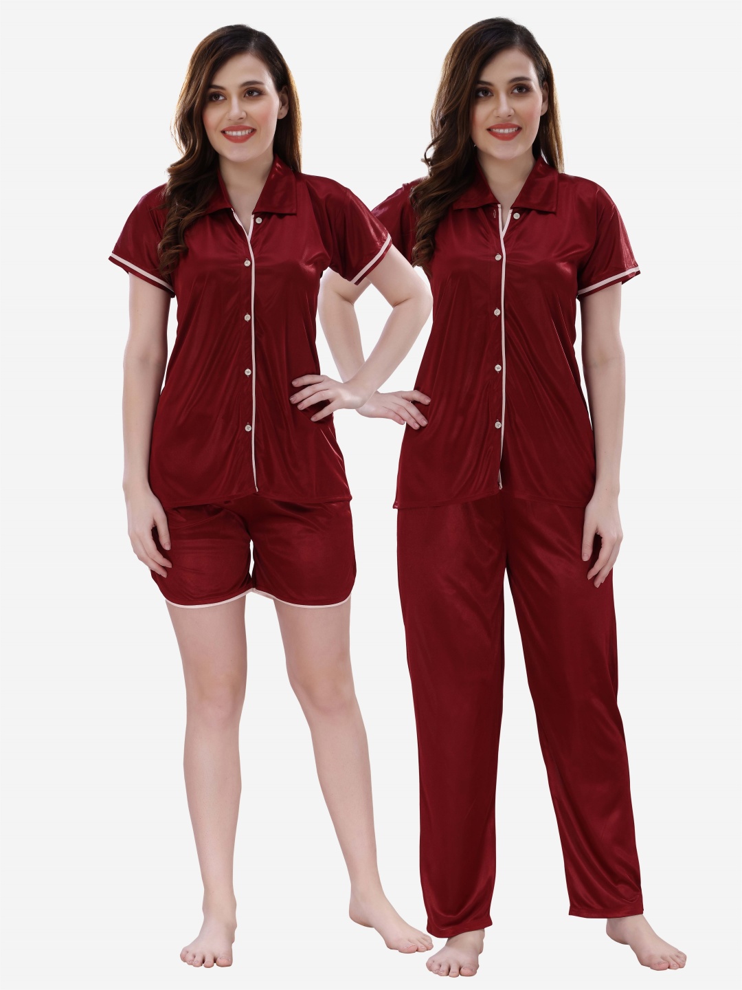 

Dreambe Women Night suit, Maroon