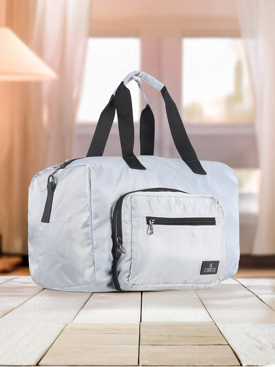 

THE CLOWNFISH Rebecca Small Casual Duffel Bag, Grey