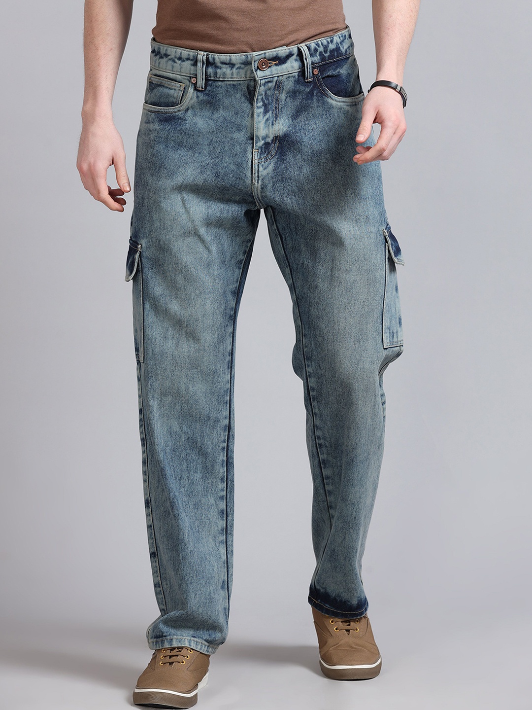 

The Roadster Lifestyle Pure Cotton Straight Fit Jeans, Blue