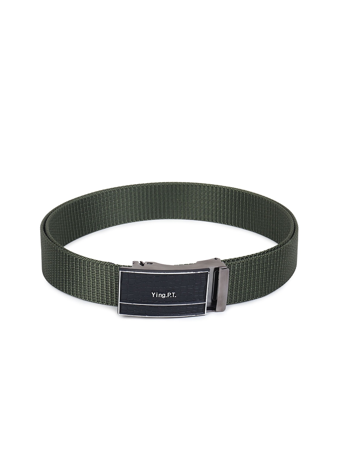 

Provogue Men Textured Belt, Green