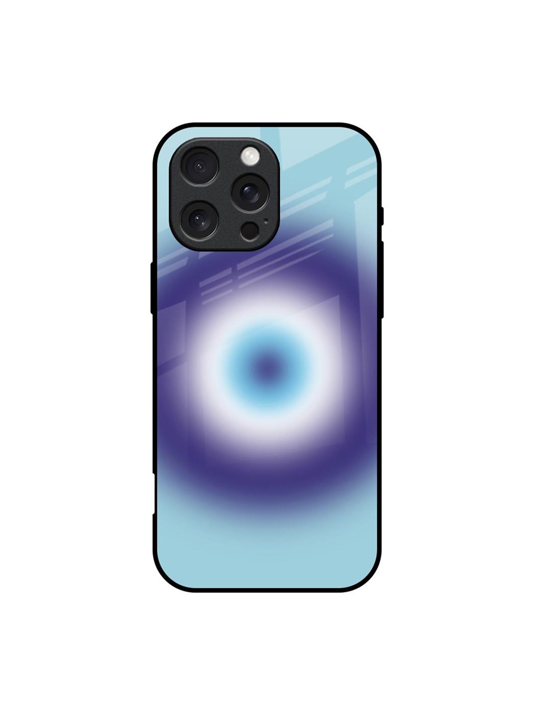 

QRIOH Abstract Printed iPhone 16 Pro Max Back Case Mobile Accessories, Blue