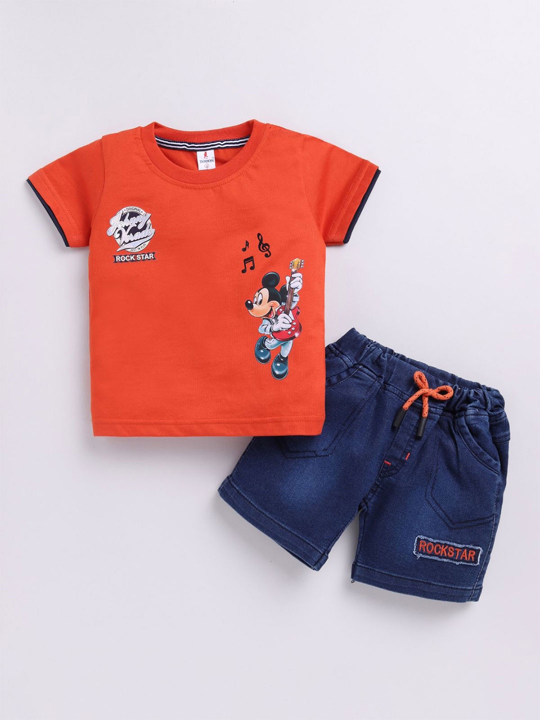 

Annie Boys Printed T-shirt with Shorts, Red