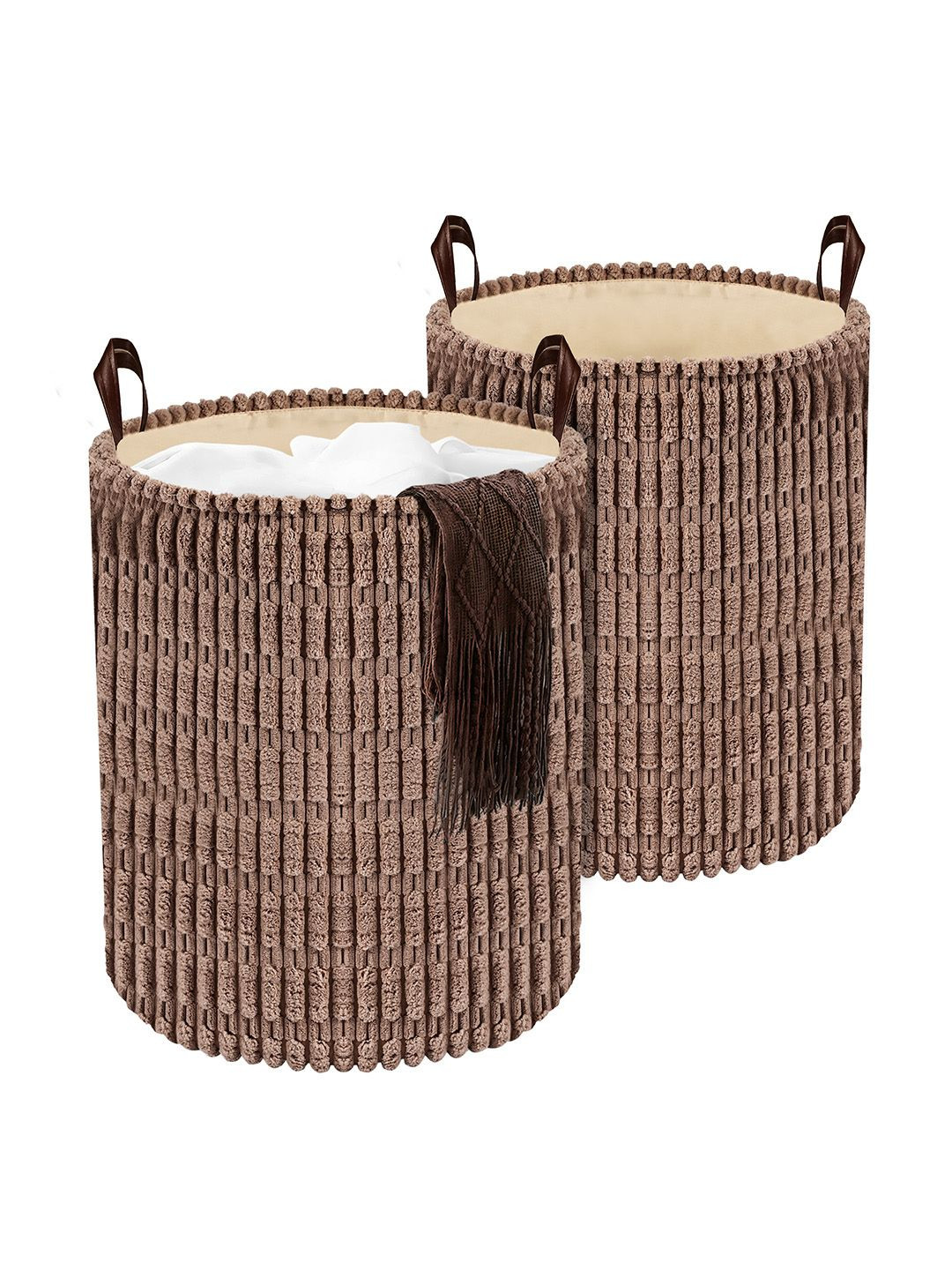 

Kuber Industries Khaki Set of 2 Regular Multi-Utility Organisers