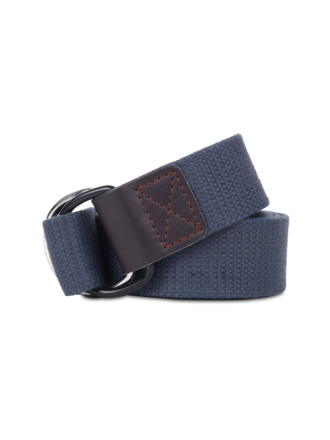 

Provogue Men Woven Design Belt, Blue